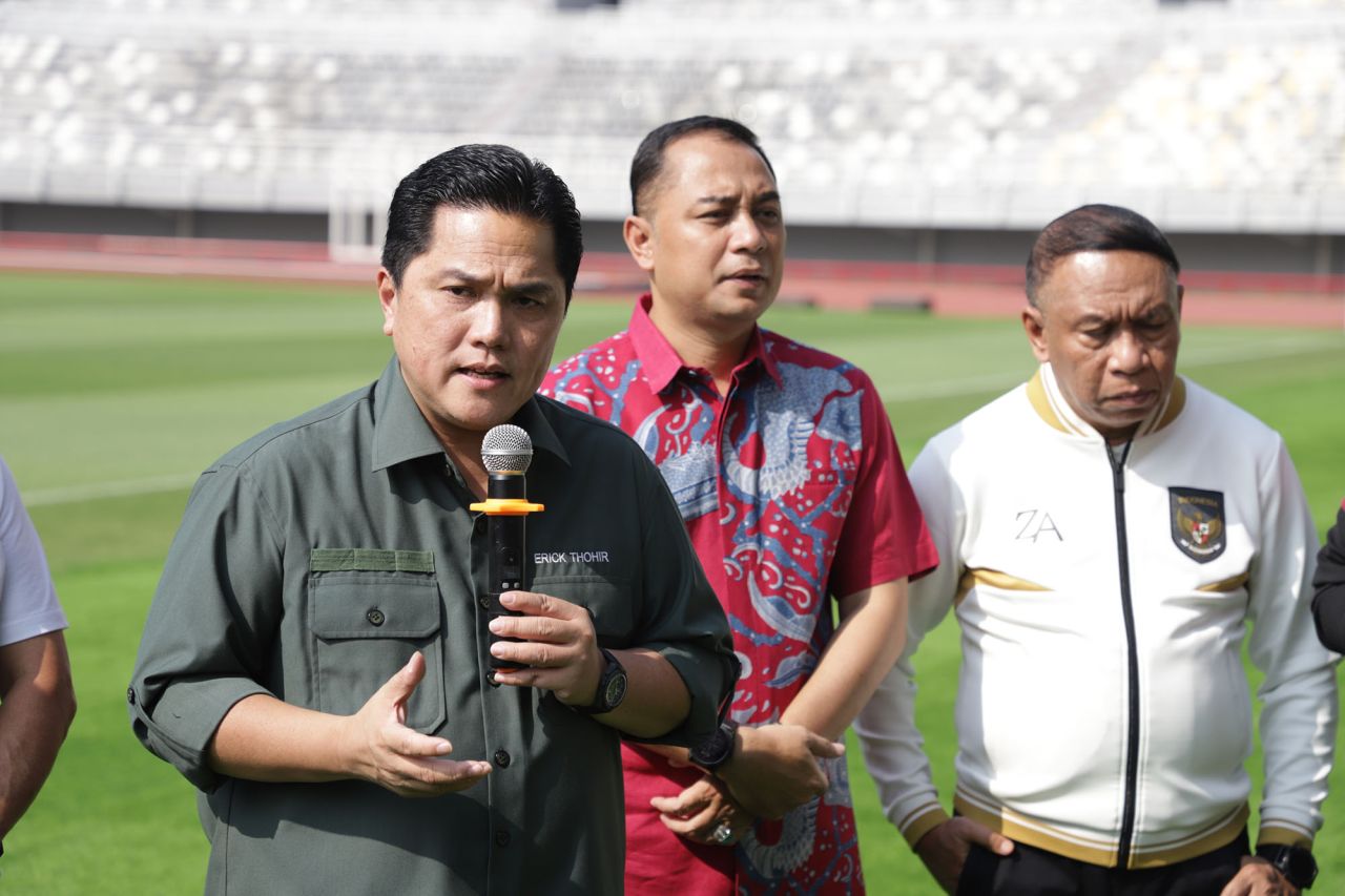 GBT Dinyatakan Lolos Uji, Erick Tohir Umbar Pujian ke Pemkot Surabaya