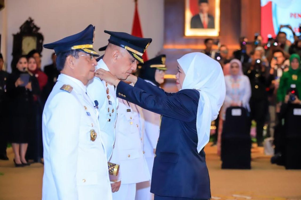 6 Pj Bupati di Jatim Dilantik, Berikut Pesan Khofifah!
